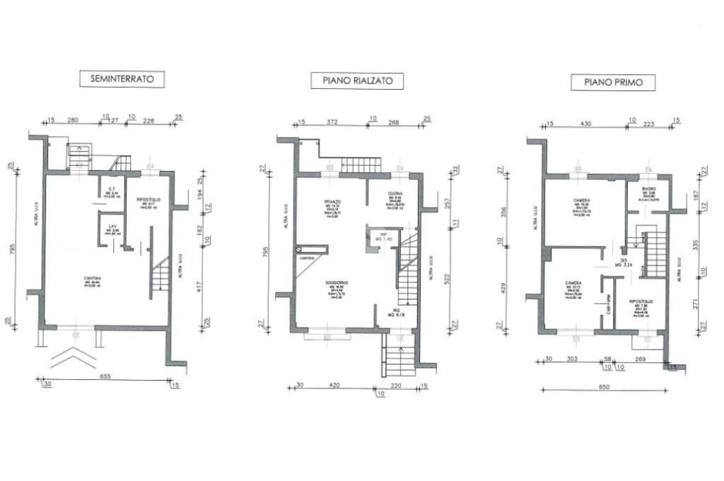 Villa a Schiera Via Lorenzo De Medici, Reggio nell'Emilia - planimetria 1