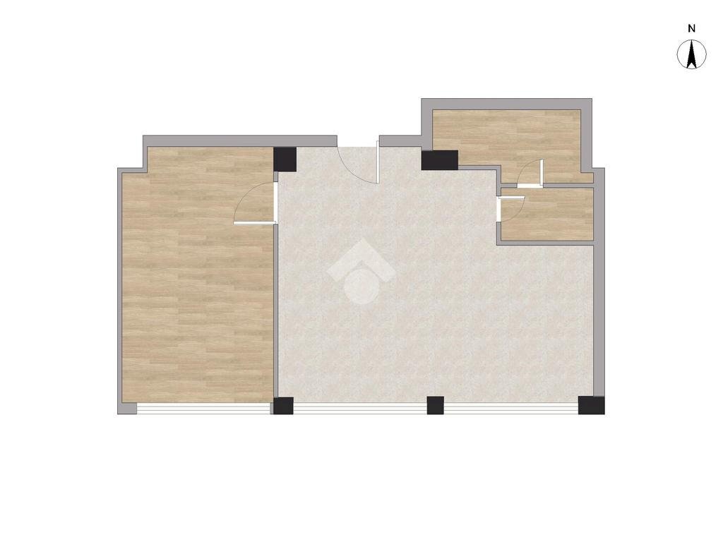 Bilocale Via Gubbio, Milano (zona Ticinese) - planimetria 1