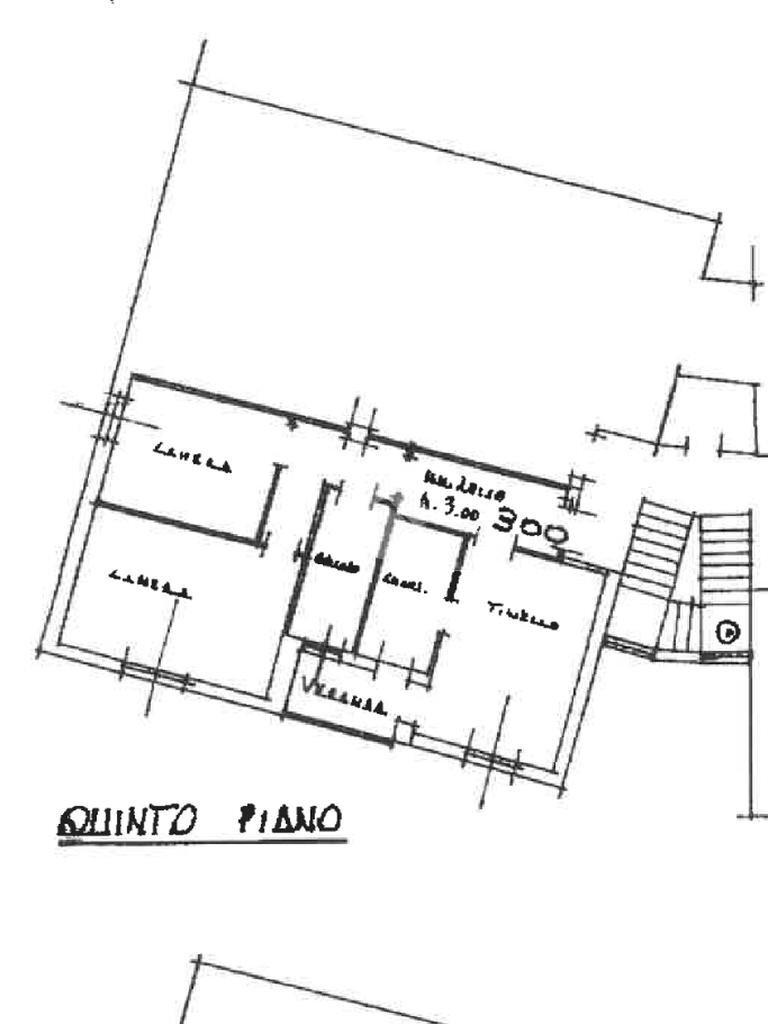 Trilocale Via Luigi Tukory, Bologna (zona Savena) - planimetria 1