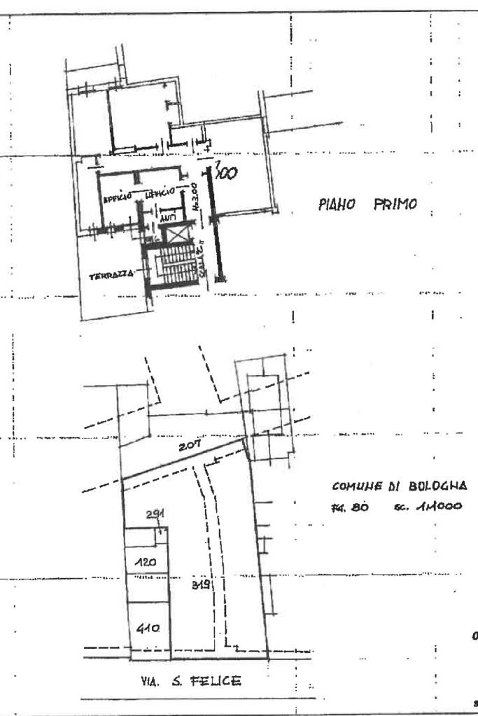 Ufficio Via San Felice, Bologna (zona Centro Storico) - planimetria 1