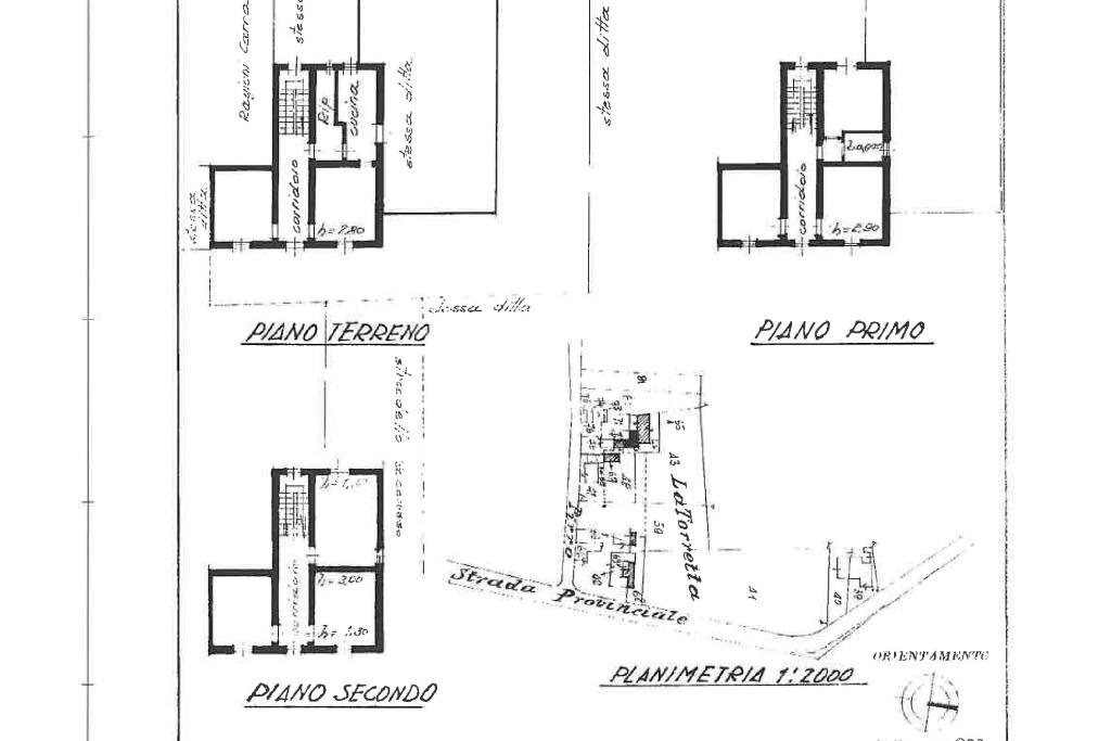 Casa indipendente Strada provinciale 343r asolana, Torrile - planimetria 1