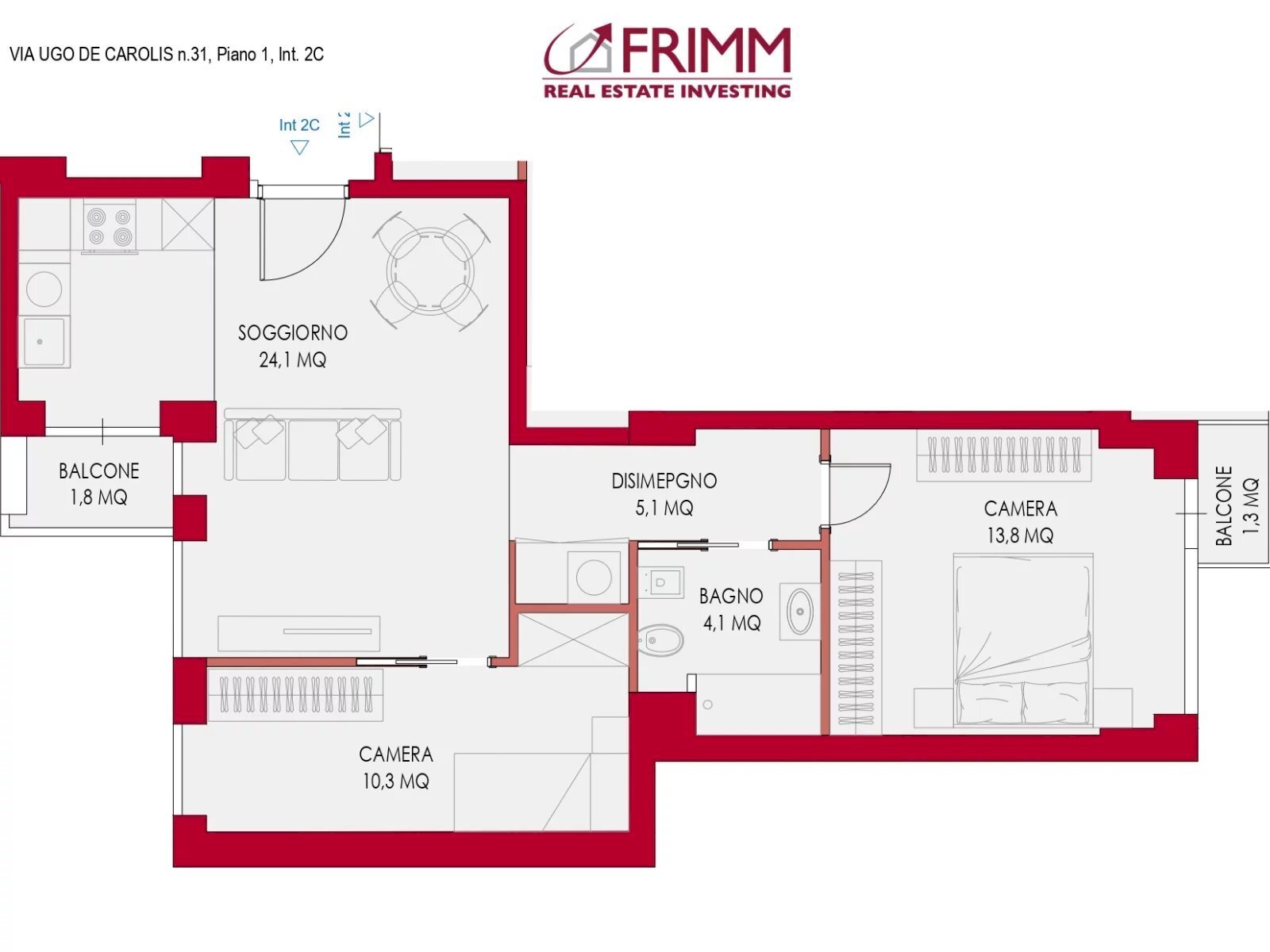 Appartamento Via Ugo de Carolis, Roma - foto 1