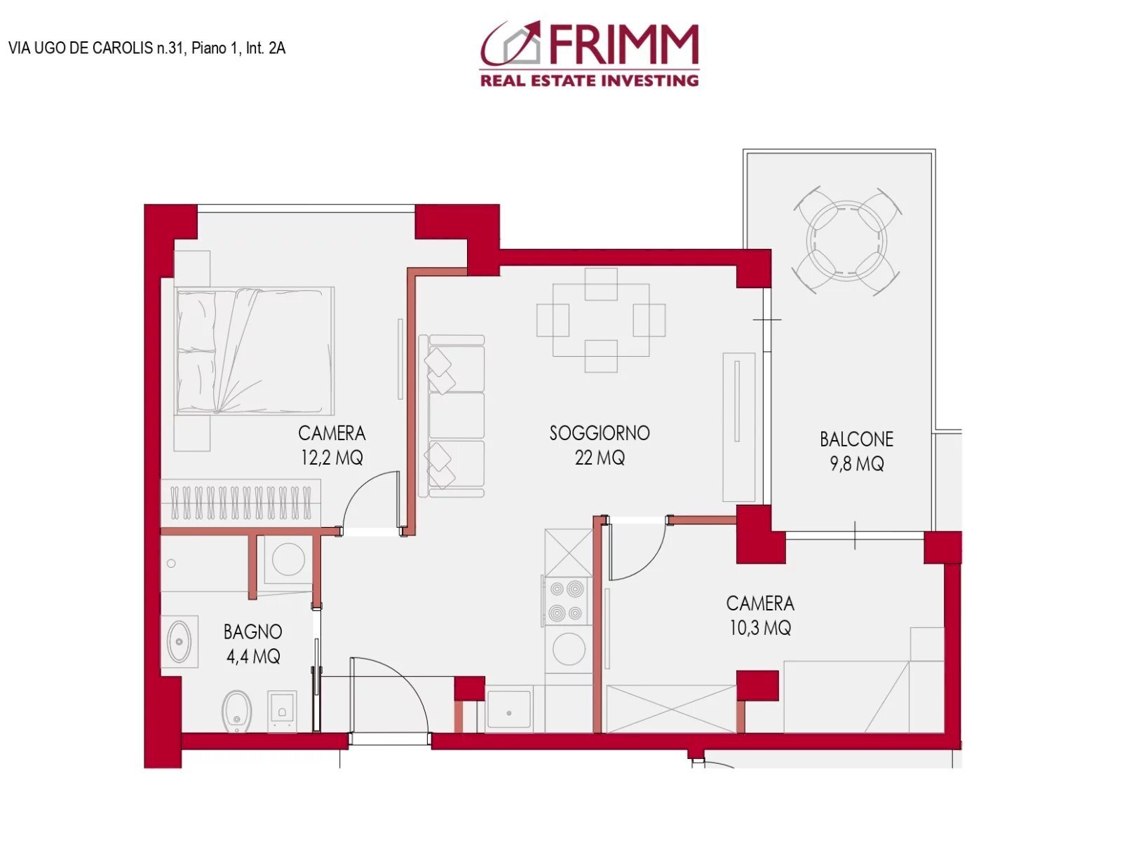 Appartamento Via Ugo de Carolis, Roma - foto 1