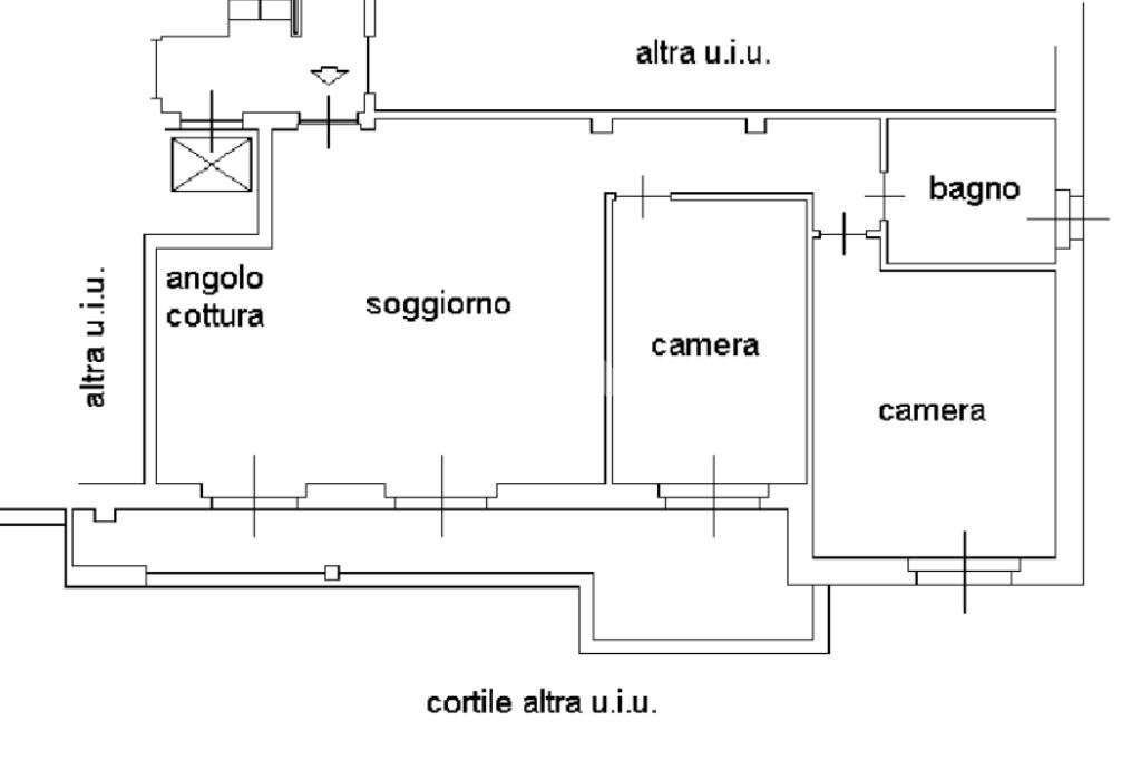 Three-room apartment Via Giuseppe Parini, Venaria Reale - floor plans 1