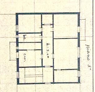 Apartment via Podgora, 1, Bologna (neighborhood Saffi) - floor plans 1