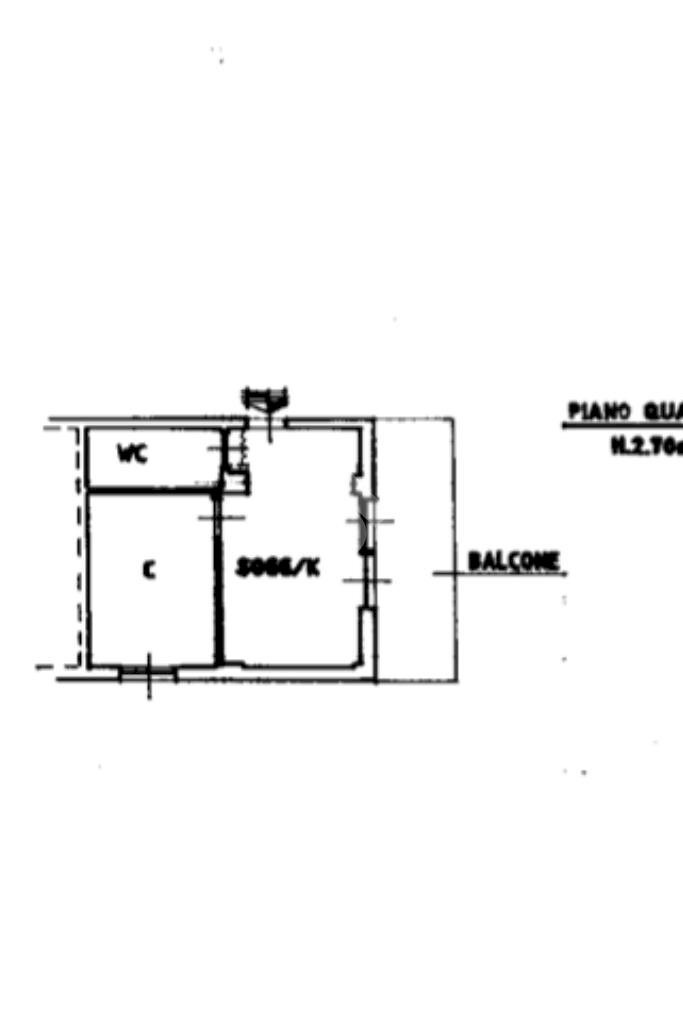 Bilocale Via Antica Romana, Andora - planimetria 1