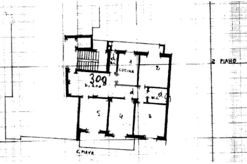 Appartamento Via Montebello, Pinerolo - planimetria 1