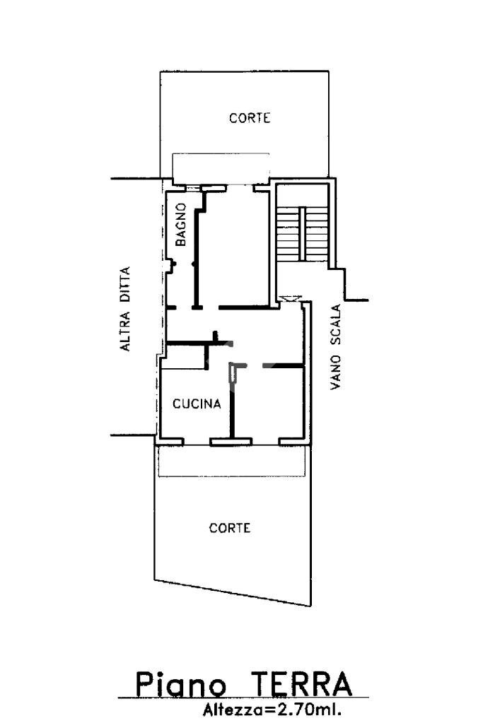 Trilocale Via chiappella, Serra Riccò - planimetria 1