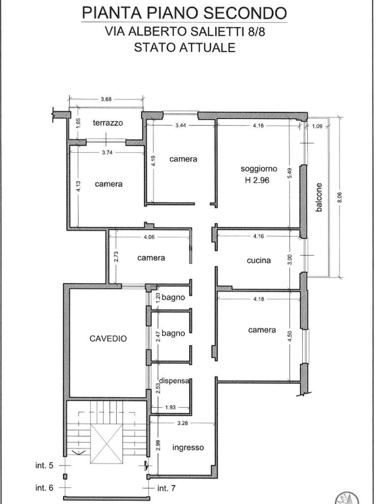 Appartamento via alberto salietti, Chiavari - planimetria 1