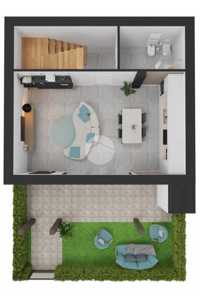 Terraced Villa Via G. Mazzini, Rivoli - floor plans 1