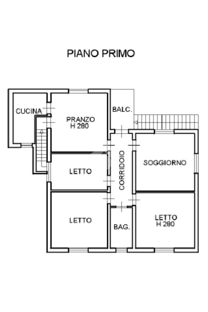 Independent house Viale Antonio Gramsci, Mirandola - floor plans 1