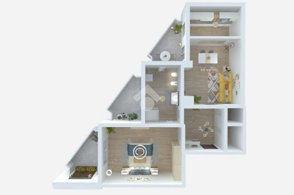 Bilocale Via Roma, Rubiana - planimetria 1