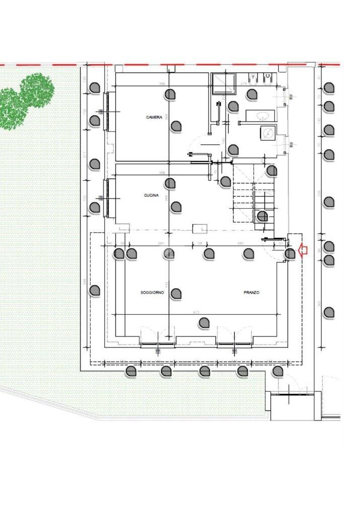 Porzione di casa Via Barbania, San Maurizio Canavese - planimetria 1