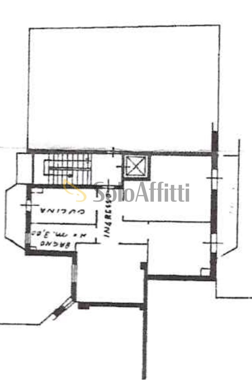 PLANIMETRIA - Three-room apartment Via Eredi Farina 1, Pavia - floor plans 1