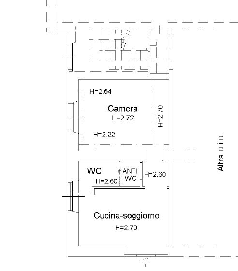 Planimetria catastale bilocale.png - Two-room apartment Strada Tuderte 140, Perugia - floor plans 1
