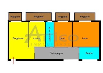 planimetria flavia.jpg - Apartment Via dei Cappuccini RO, Rovigo - photo 3