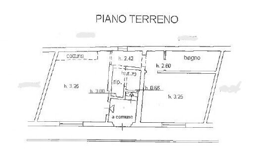 Planimetria.jpg - Two-room apartment Piazza Acciaiuoli, Firenze - floor plans 1