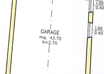 PLANIMETRIA GARAGE.jpg - Trilocale Ostra Vetere - foto 25