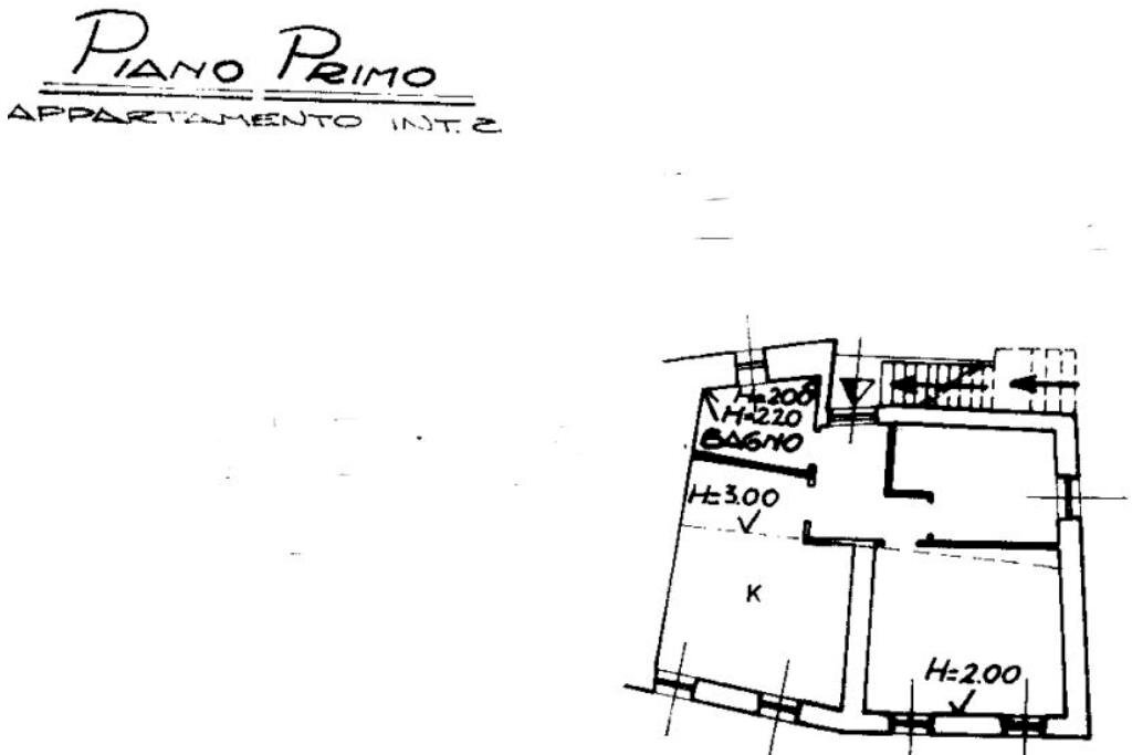 Casa semi indipendente Località Chiappa, Valbrevenna - planimetria 1