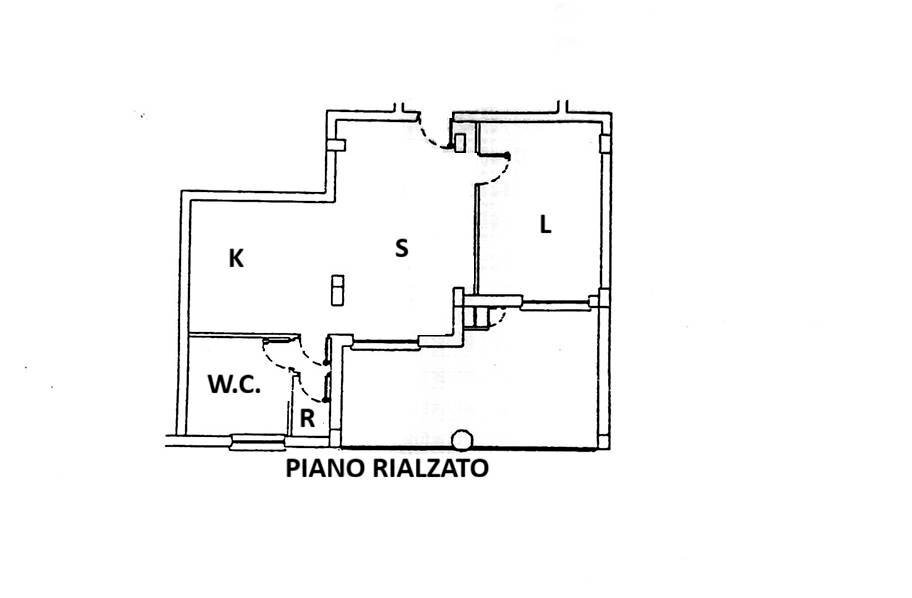 Bilocale Via Mons. Olindo Ruggieri, Martina Franca - planimetria 1