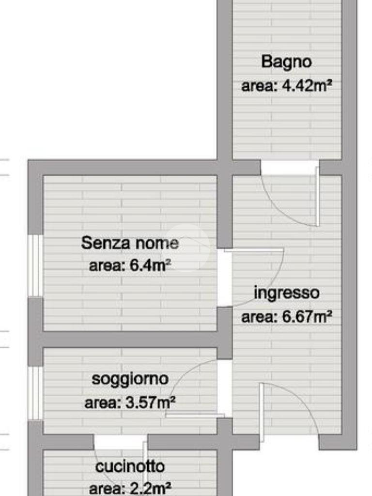 Bilocale Via Madonnina, Caselle Torinese - planimetria 1