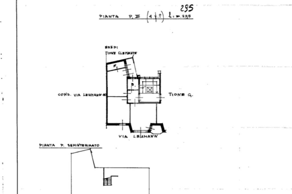 Trilocale Via Napoleone Leumann, Rivoli - planimetria 1