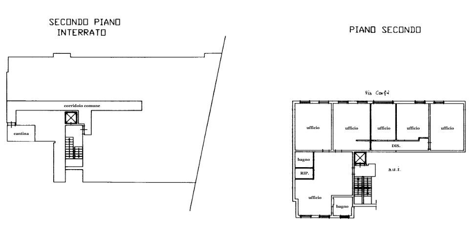 PLANIMETRIA.jpg - Office Via Corfu  62, Brescia - floor plans 1