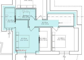 2p centrale.png - Villa Trifamiliare Strada Budellungo 37, Parma (zona San Lazzaro) - foto 6