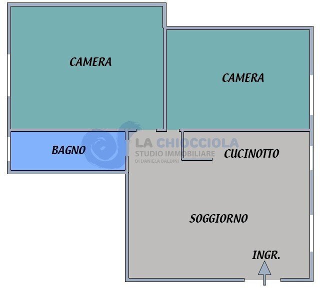 SA121.jpg - Trilocale SPORT, Bologna (zona Barca) - planimetria 1