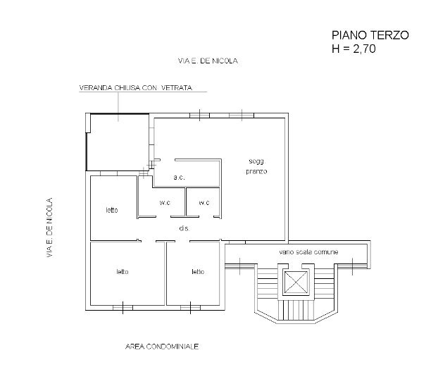 Immagine 2026-03-11 165250.png - Appartamento Via E. de Nicola 7, Lecce - planimetria 1