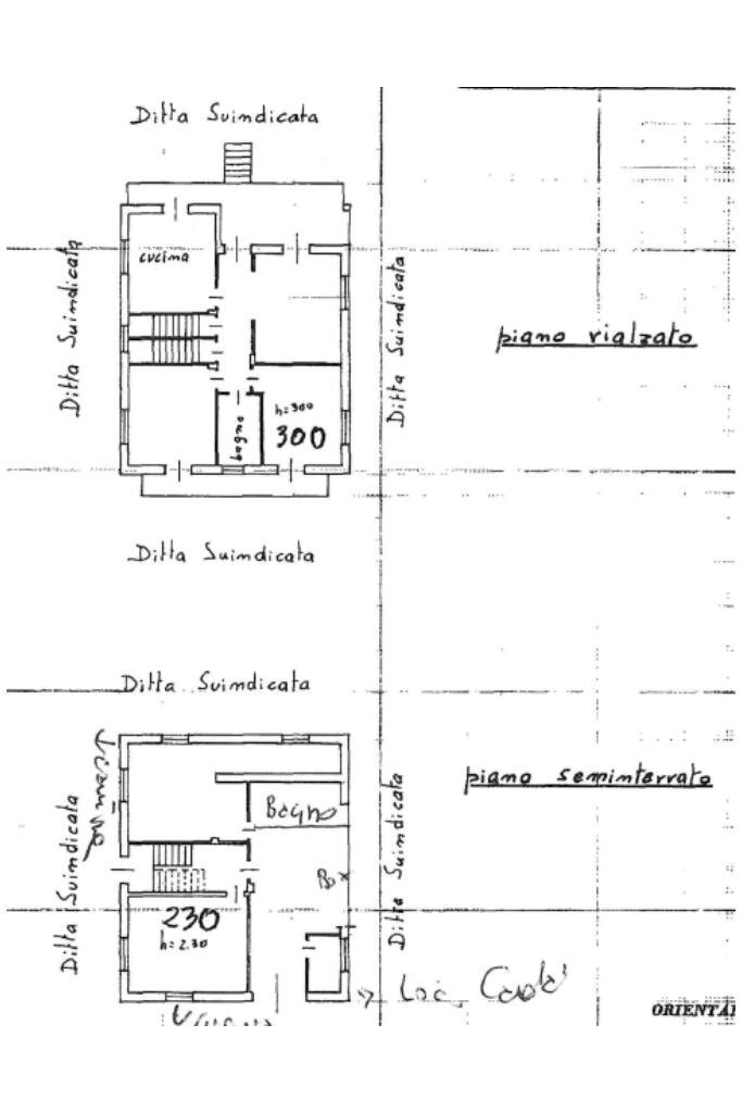 Villa Strada Grange Foglietti, Nole - floor plans 1
