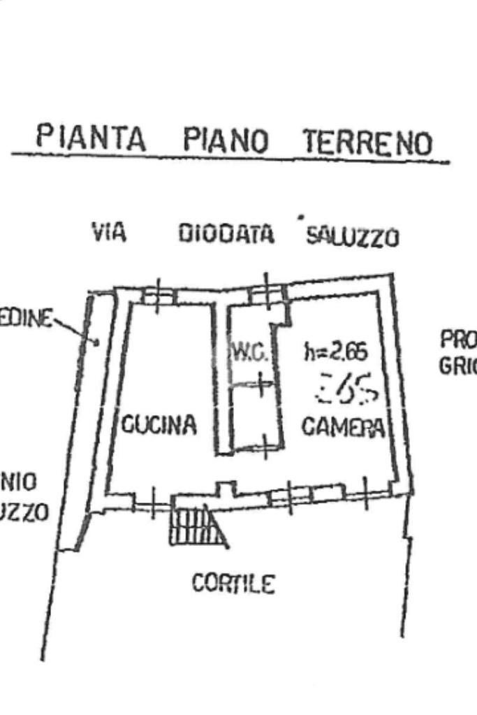 Semi-detached house Via diodata saluzzo, None - floor plans 1