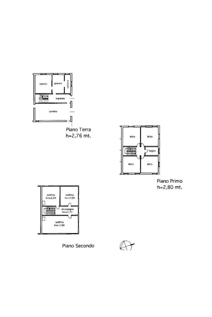 Rustico Ss 468 Motta, Carpi - planimetria 1