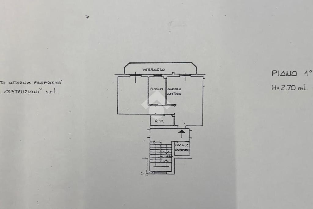 Three-room apartment Via Cisa Sud, Santo Stefano di Magra - floor plans 1