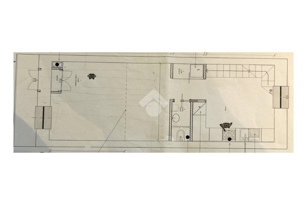 Loft Corso Porta Ticinese, Milano (zona Ticinese) - planimetria 1