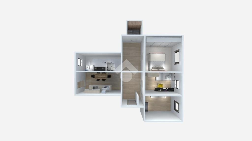 Trilocale Via Privata Giuseppe Sacconi, Milano (zona Corvetto) - planimetria 1