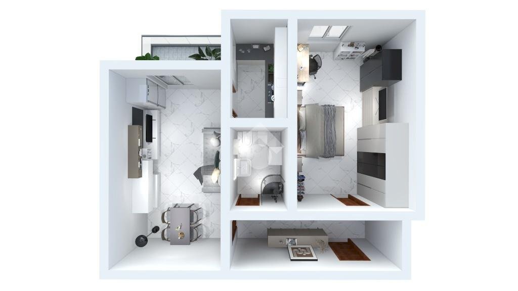 Bilocale Via ciaia ignazio, Milano (zona Dergano) - planimetria 1