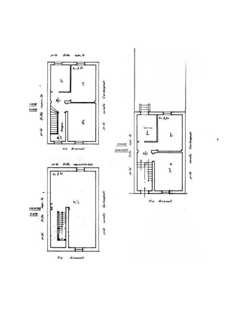 Villa Via costanza arconati, Milano - floor plans 1