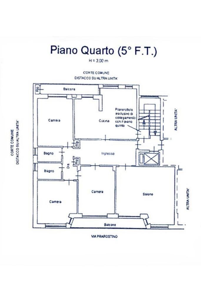 Appartamento Via Prarostino, Torino (zona Campidoglio) - planimetria 1