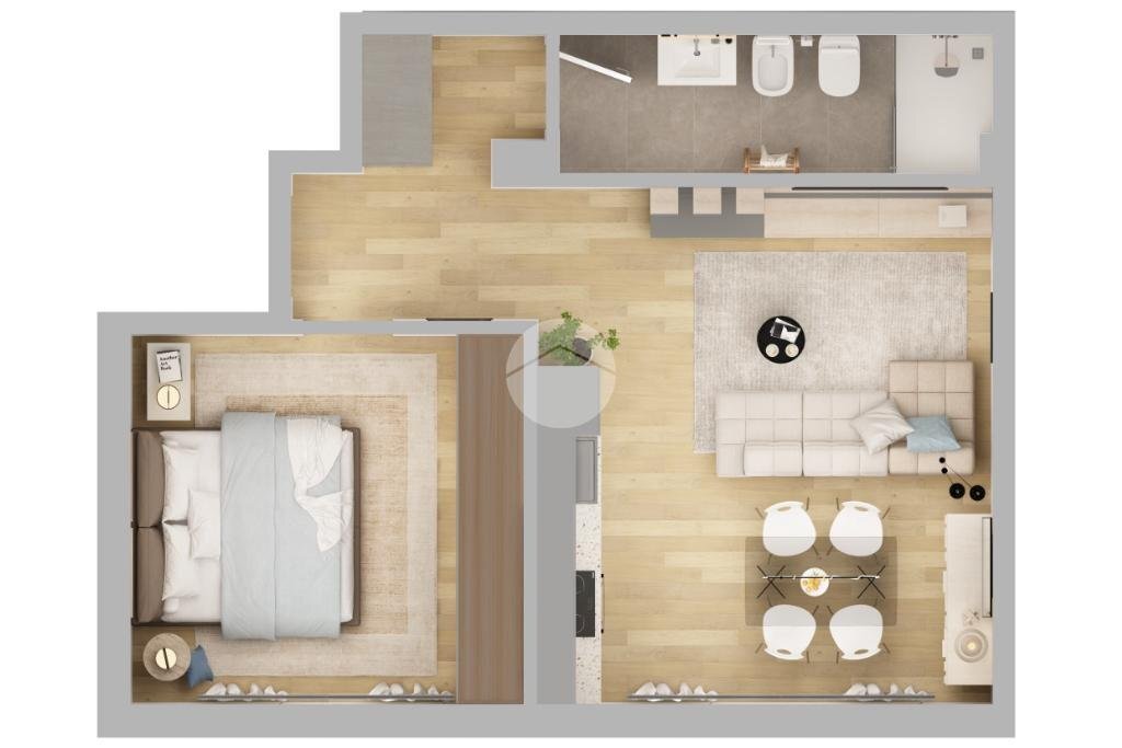 Bilocale Via Desiderio, Milano (zona Lambrate) - planimetria 1