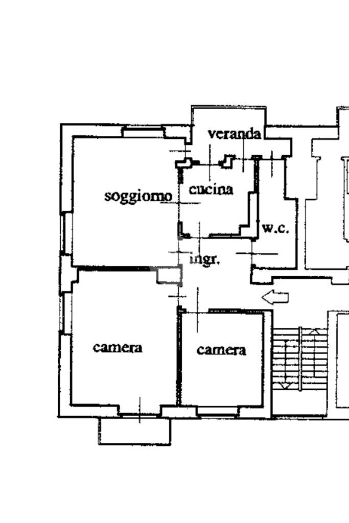 Quadrilocale Corso grosseto, Torino (zona Borgo Vittoria) - planimetria 1