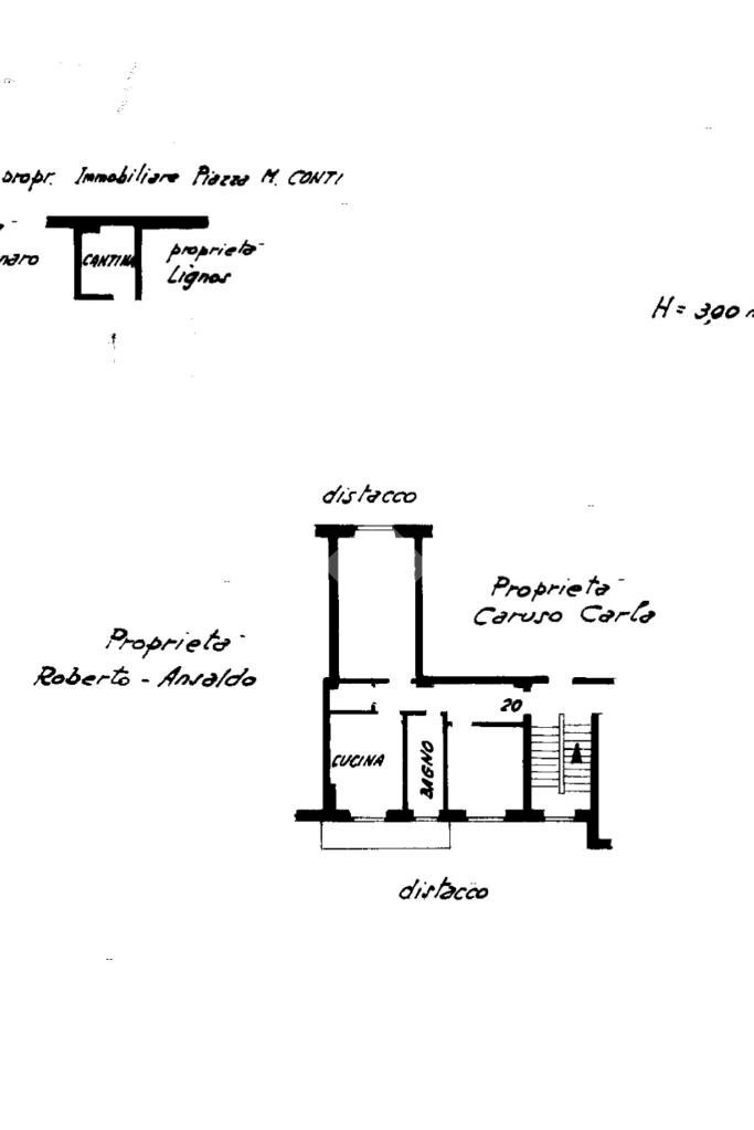Appartamento Piazza conti mario, Genova (zona Cornigliano) - planimetria 1