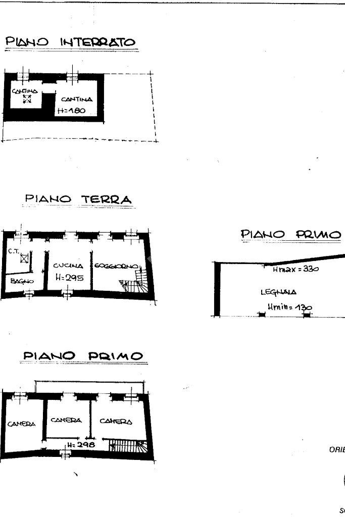 Semi-detached house Vicolo Monzambano, Frugarolo - floor plans 1