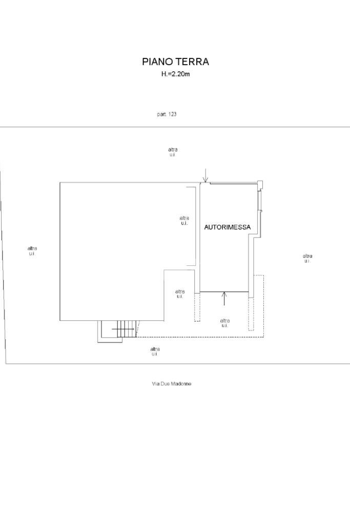 Villa Via due madonne, Bologna (zona Centro Storico) - planimetria 1