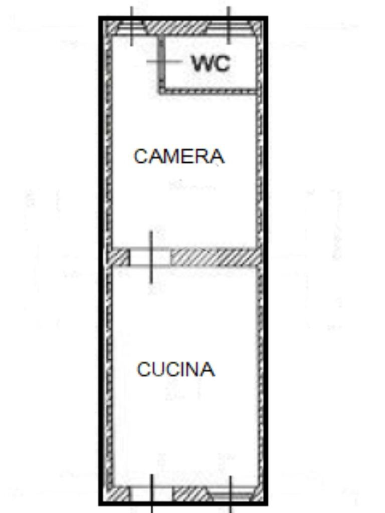 Bilocale Via Italia, Gaggiano - planimetria 1