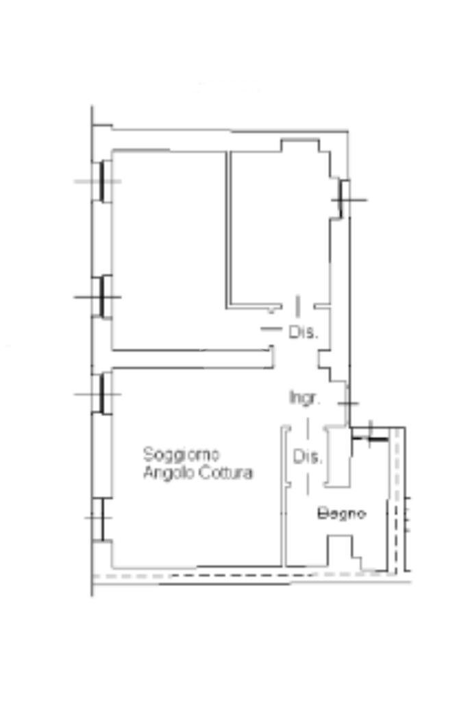 Three-room apartment Via Pessina, Sedriano - floor plans 1