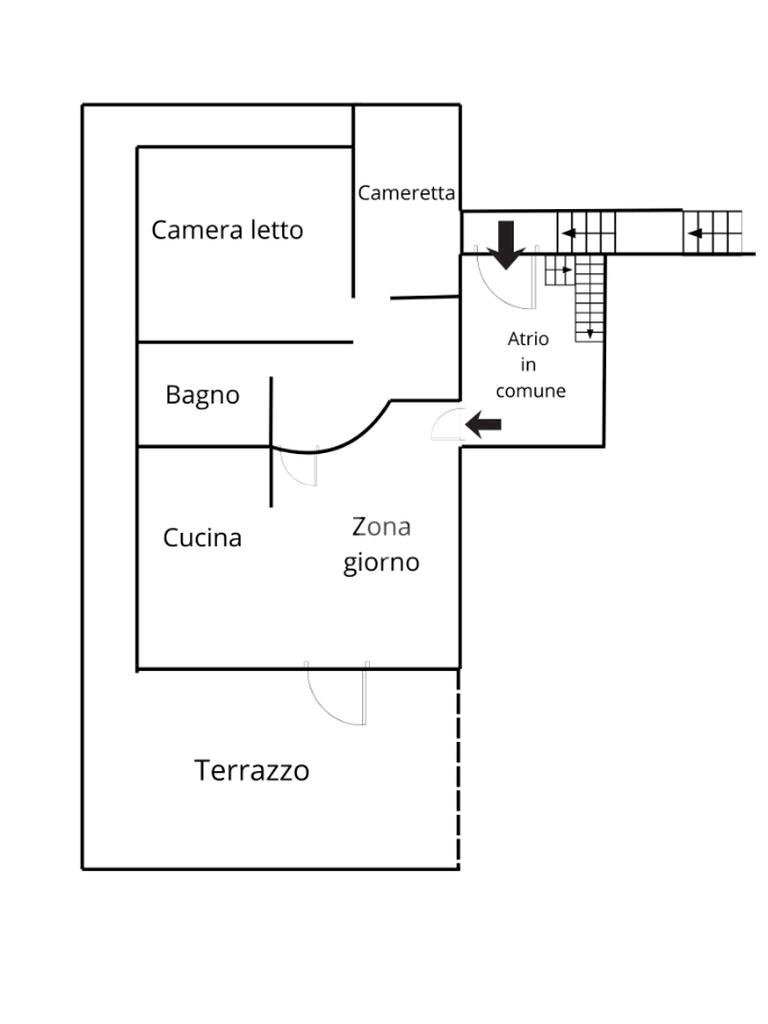 Villa Via Divisione Garibaldi, Briga Novarese - planimetria 1