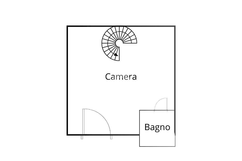 Casa semi indipendente Via Montebello, Cossogno - planimetria 1