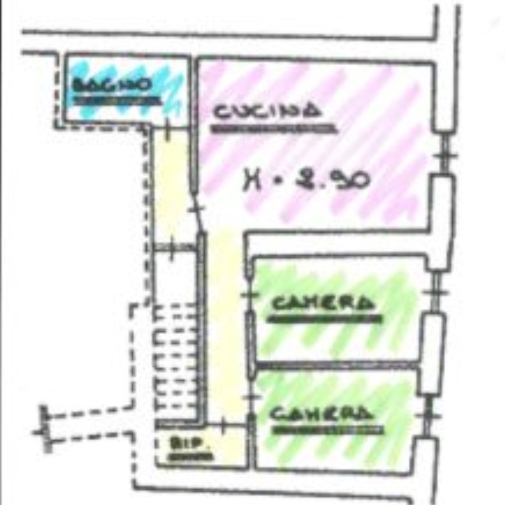 Trilocale Via Vittorio Emanuele ii, 156, Garessio - planimetria 1