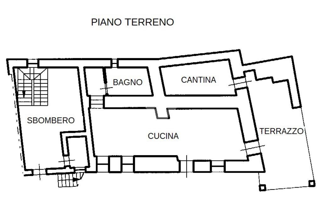 Independent house Via San Michele, Costigliole Saluzzo - floor plans 1